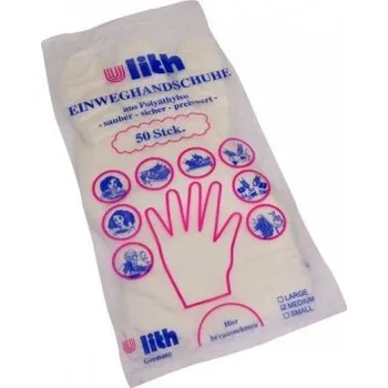 Pracovní rukavice Rukavice jednorázové odtrhávací mikrotenové velikost M/L - balík (100 ks)