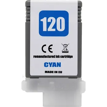 VybavKancl Canon PFI-120 Cyan - renovovaná modrá inkoustová kazeta
