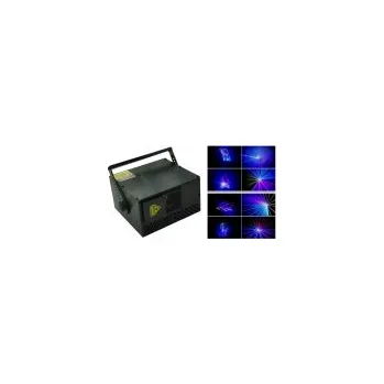 Osvětlovací technika Profesionální laser RGB, 2 W modul 3in1, 30 kpps, ILDA, DMX, stmívatelný, SD karta, ovladač