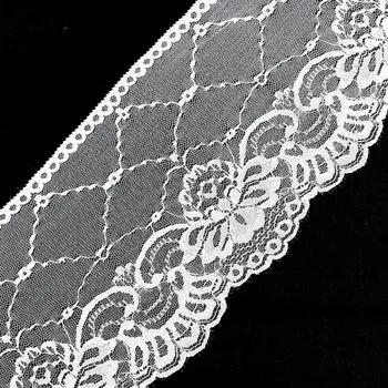 Krajka Syntetická krajka - bílá - 160mm