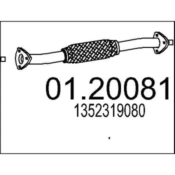 Auto-moto Výfuková trubka MTS 01.20081