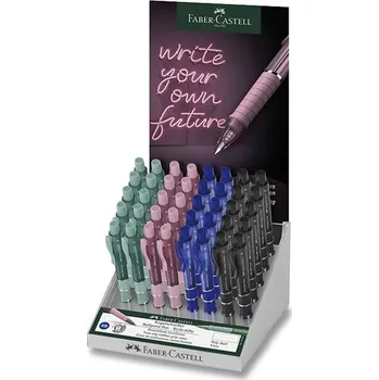 Kuličková tužka Faber-Castell Poly Ball View stojánek, 40 ks