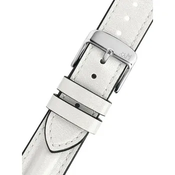 Řemínek na hodinky Kožený řemínek Morellato Sailing M 5617C03.017, bílý