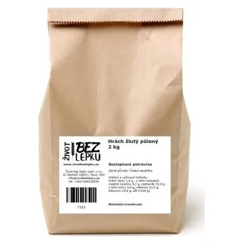 Luštěnina Hrách žlutý půlený 2 kg