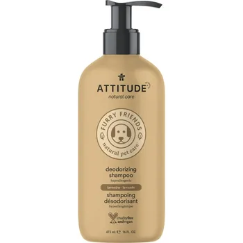 Kosmetika pro psa ATTITUDE Furry Friends Přírodní šampon odstraňující zápach 473 ml