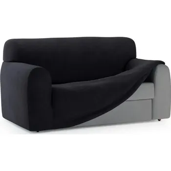Napínací potah Flexibilní potah na pohovku Černý, velikost XL