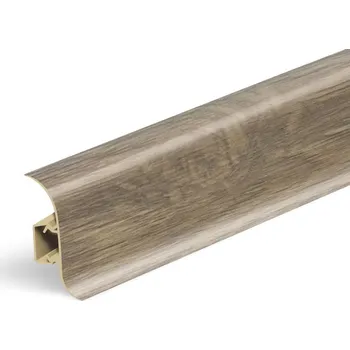 soklová lišta NOVÁK Podlahová - soklová lišta 56x23 PVC dub Wellington dvoudílná, 2,5m NGF097