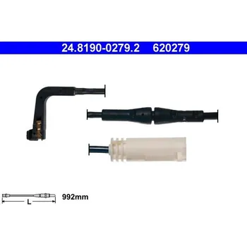 Autodíl Výstražný kontakt, opotřebení obložení ATE 24.8190-0279.2