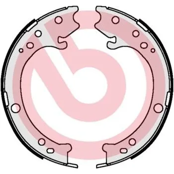 Brzdová čelist Sada brzdových čelistí, parkovací brzda BREMBO S 28 517