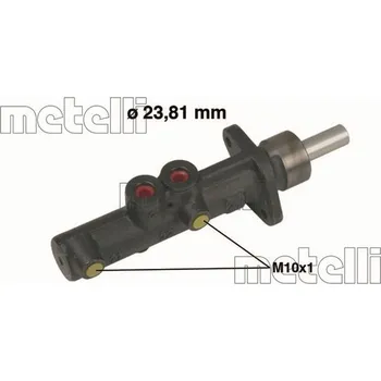 Brzdový válec Hlavní brzdový válec METELLI 05-0308