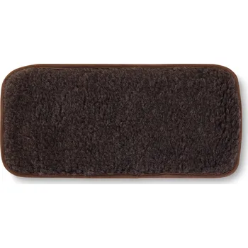 Wooline Ledvinový pás z ovčí vlny tmavě hnědý