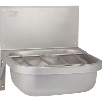 Výlevka Nástěnná nerezová výlevka s roštem VL04