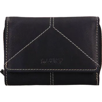 Dámská kožená peněženka Lagen - modrá "navy"