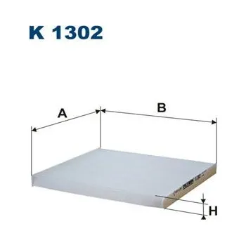 Autodíl Filtr, vzduch v interiéru FILTRON K 1302