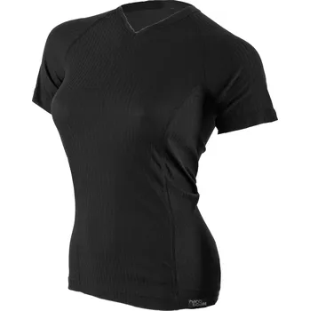 COOL NANO triko krátký rukáv V .dámské .3XL .černá