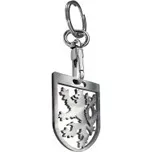 Klíčenka nerezová - 'Czech Republic' (stříbrná) SLEVA 5%