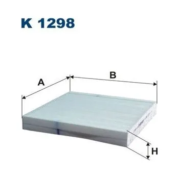 Autodíl Filtr, vzduch v interiéru FILTRON K 1298