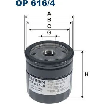 Filtr do auta Olejový filtr FILTRON OP 616/4