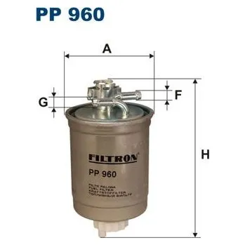 Filtr do auta Palivový filtr FILTRON PP 960