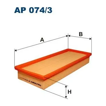 Auto-moto Vzduchový filtr FILTRON AP 074/3
