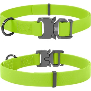 Obojek pro psa Vodě odolný obojek WAU DOG zelený Obvod krku:: 24- 40cm, širka: 20mm