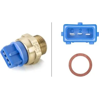 Autoelektrika Teplotní spínač, větrák chladiče HELLA 6ZT 007 836-051