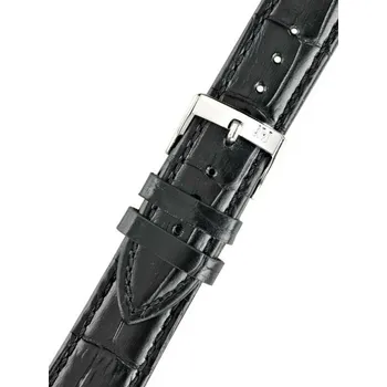 Řemínek na hodinky Kožený řemínek Morellato Bolle M 2269480.019, černý
