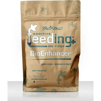 Hnojivo Green House Feeding BioEnhancer 1kg (GHF BioEnhancer je směs huminových kyselin, výtažku z mořských řas, odrůd Trichodermy harzianum a Bacillus subtilis. Zvyšuje vitalitu rostlin, zlepšuje příjem živin a kvalitu zeminy.)