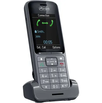 Stolní telefon Auerswald COMfortel® M-720 DECT mobilní část titanová šedá