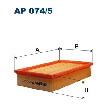Filtr do auta Vzduchový filtr FILTRON AP 074/5