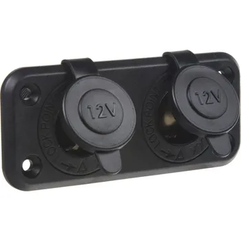 Auto elektroinstalace dvojitá CL zásuvka 34513 do panelu (34513)