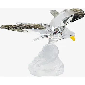 Skleněná figurka Orlí král z českého křišťálu Preciosa