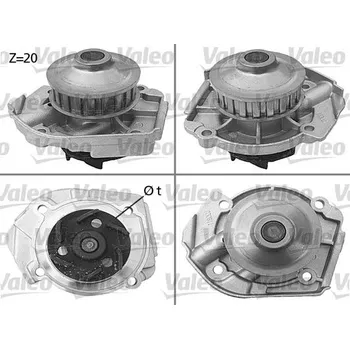 Chladič motoru Vodní čerpadlo, chlazení motoru VALEO 506397