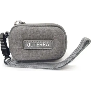 DoTerra klíčenka s 8 x 2ml lahvičkami šedá