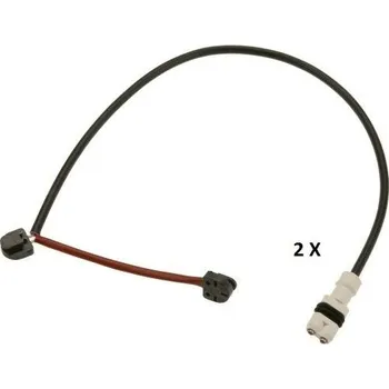 Brzdová destička Výstražný kontakt, opotřebení obložení TRW GIC311