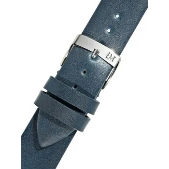 Řemínek na hodinky Kožený řemínek Morellato Simple 5188C23.062 M, modrý, Quick Release