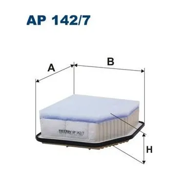Vzduchový filtr Vzduchový filtr FILTRON AP 142/7