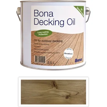 barva a nátěr na dřevo BONA Decking Oil - olej pro impregnaci a ochranu dřeva v exteriéru Odstín: Mahagon, Velikost balení: 2.5 l