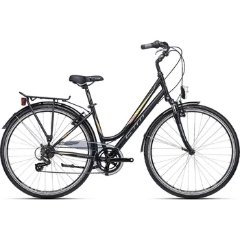 Městské kolo Recenze CTM Florence 28" Matte Black/Brown 17"