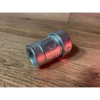 Fitinka AGA spojka na pozink potrubí přímá, vnitřní závit Průměr závitu: 1/2"