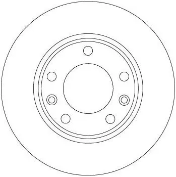Brzdový kotouč Brzdový kotouč TRW DF6910