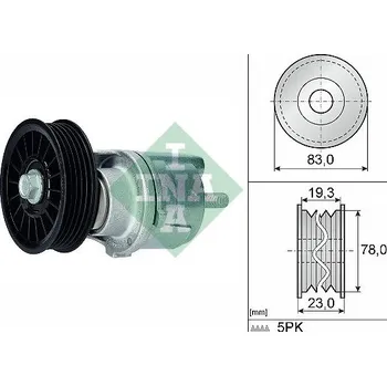 Napínák, žebrovaný klínový řemen Schaeffler INA 534 0185 10