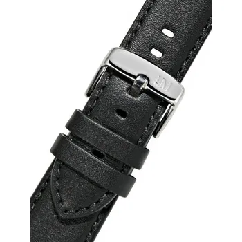 Řemínek na hodinky Kožený řemínek Morellato Croquet 5123C03.019 M, černý, Quick Release