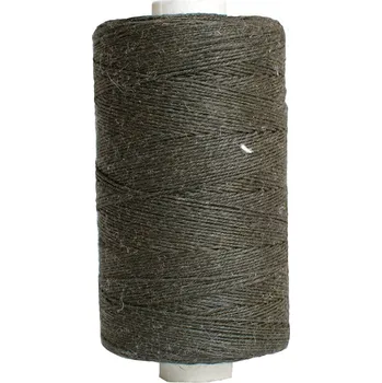 Nit Snový svět Lněná nit TEX40x3 tmavě zelená 200m (688)