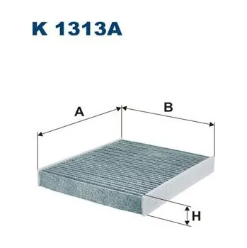 Klimatizace automobilu Filtr, vzduch v interiéru FILTRON K 1313A