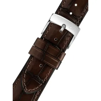 Řemínek na hodinky Kožený řemínek Morellato Tiepolo 5534D40.032 M, hnědý