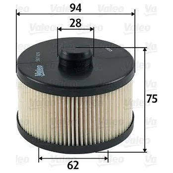 Palivový filtr Palivový filtr VALEO 587929