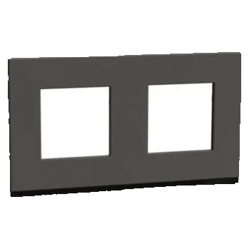 vypínač Unica Pure NU600482 Rámeček dvojnásobný, Ruber, Schneider Electric