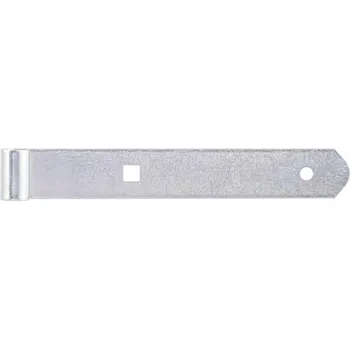 Tesařské kování Pásový závěs, Typ 4, lehký, 200x10x30 mm, galvanicky silnovrstvě pozinkováno