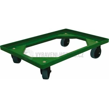 Vozík 2 ot.kolečka guma - zelený 4420235